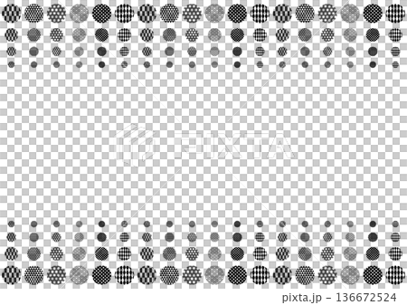 單色日式圖案點狀背景 136672524