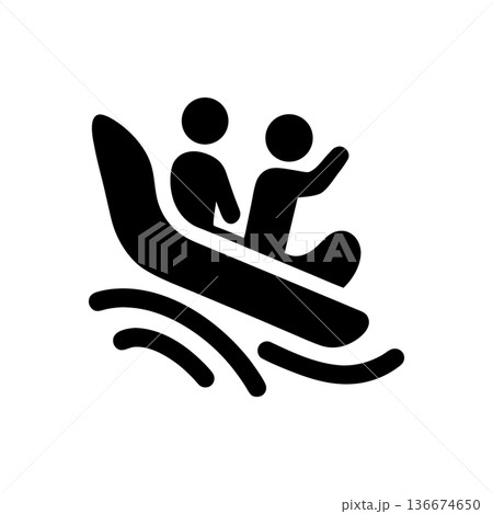 Thrilling Water Slide Adventure Icon Thrilling Water Slide Adventure Icon 136674650