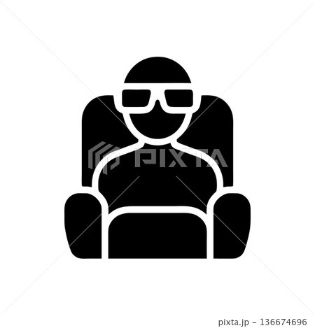Cinematic 3D Movie Experience Icon Cinematic 3D Movie Experience Icon 136674696