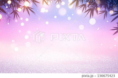 七夕の背景素材 136675423
