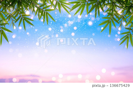 七夕の背景素材 136675429