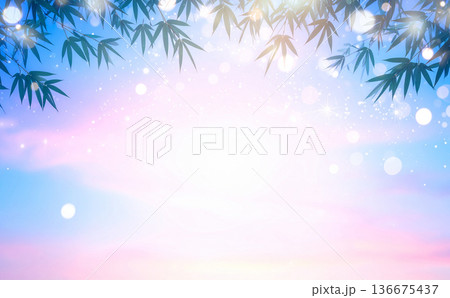 七夕の背景素材 136675437