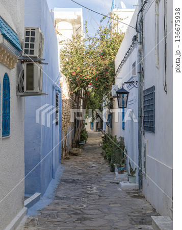 Timeless Echoes: A Walk Through Hammamets Winter Medina 136675938
