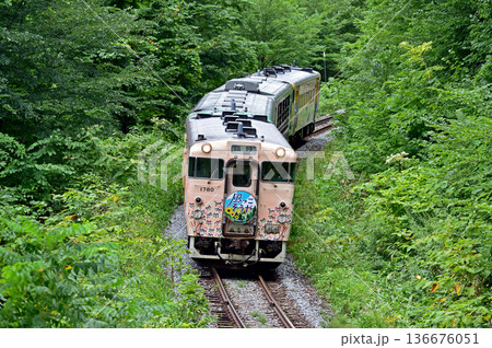 宗谷本線 智恵文-日進留 JR北海道 キハ40-1780+JR東日本 風っこ 風っこそうや 宗谷本線 智恵文-日進留 JR北海道 キハ40-1780+JR東日本 風っこ 風っこそうや 136676051