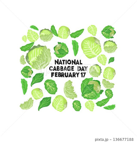 Print national cabbage day happy national cabbage day design vector Print national cabbage day happy national cabbage day design vector 136677188