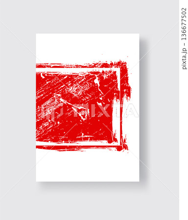 Abstract ink brush banners with grunge effect Abstract ink brush banners with grunge effect 136677502