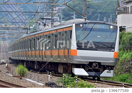 中央本線 上野原 JR東日本 E233系0番台 T15編成(豊田) 中央本線 上野原 JR東日本 E233系0番台 T15編成(豊田) 136677580