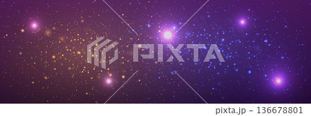 Cosmic galaxy background with glowing shiny stars Cosmic galaxy background with glowing shiny stars 136678801