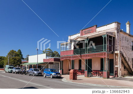 The Town of Zeehan in Tasmania Australia The Town of Zeehan in Tasmania Australia 136682943