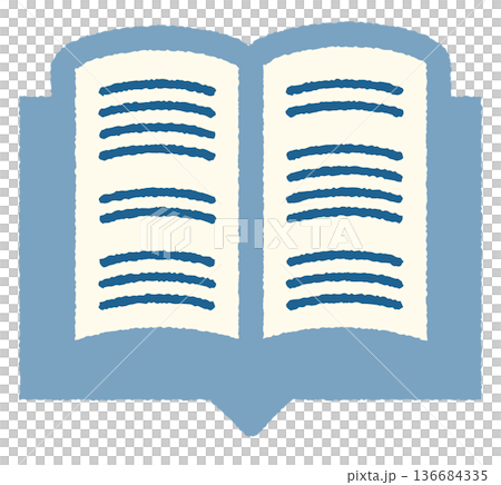 Open book icon 1-color 136684335