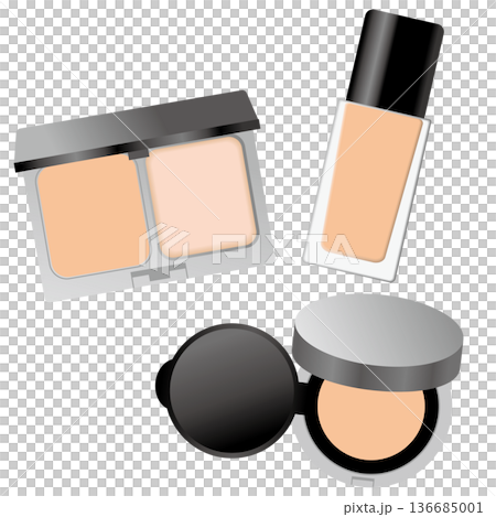 Foundation set (powder, liquid, cushion) 136685001