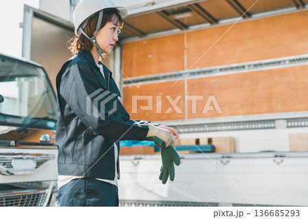 truck driver truck driver 136685293