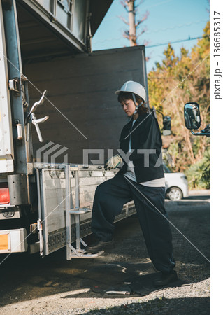 truck driver truck driver 136685317