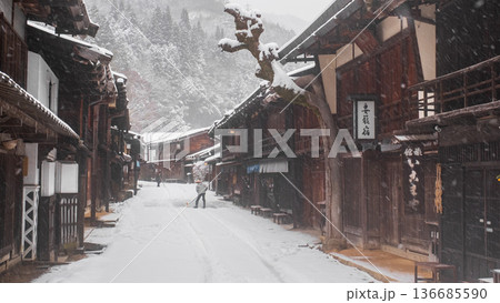 妻籠宿（冬） 136685590