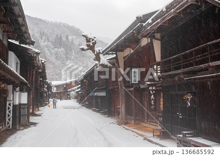 妻籠宿（冬） 136685592