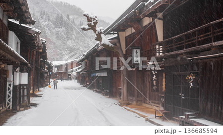 妻籠宿（冬） 136685594