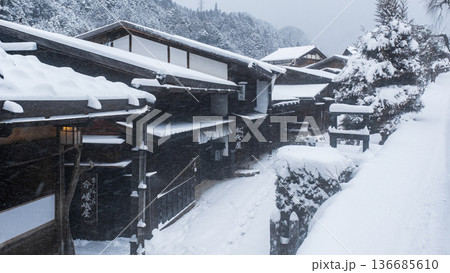 妻籠宿(冬) 妻籠宿(冬) 136685610