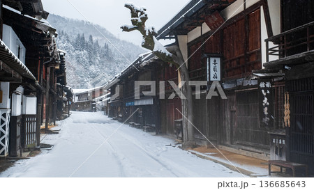 妻籠宿（冬） 136685643