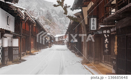 妻籠宿（冬） 136685648