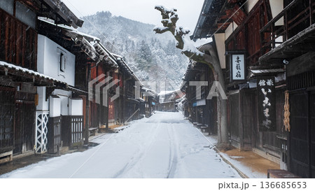 妻籠宿（冬） 136685653
