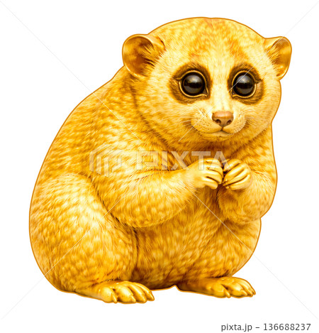 金色の像-スローロリス 136688237