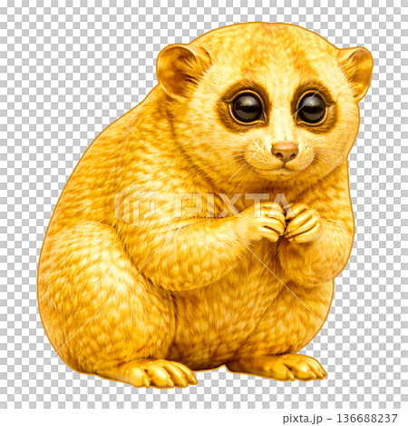 金色の像-スローロリス 136688237