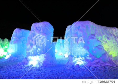 支笏湖 氷濤まつり 支笏湖 氷濤まつり 136688754