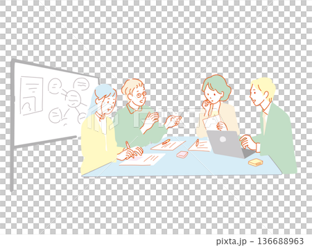 Corporate group work Corporate group work 136688963