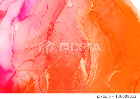 アルコールインク 大人綺麗な背景画像 136689012