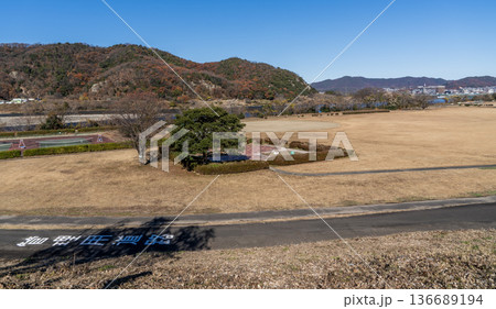 木曽川犬山緑地の景色 木曽川犬山緑地の景色 136689194