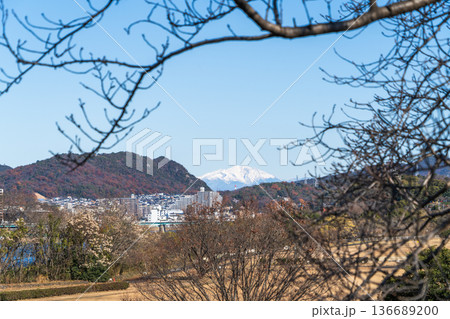 木曽川犬山緑地の景色 木曽川犬山緑地の景色 136689200