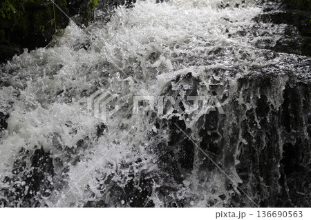 River close up in the Alpes in France River close up in the Alpes in France 136690563