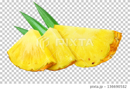 Pineapple illustration pineapple realistic 136690582