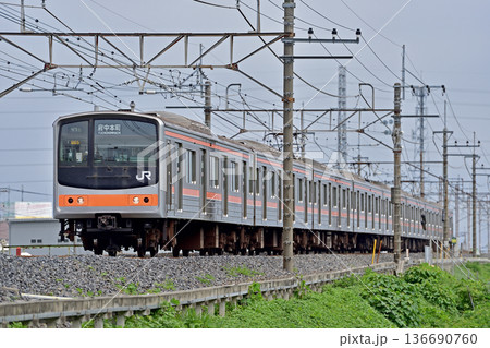武蔵野線 東川口-東浦和 JR東日本 205系 M65編成(幕張) 武蔵野線 東川口-東浦和 JR東日本 205系 M65編成(幕張) 136690760