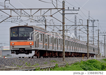 武蔵野線　東川口－東浦和　JR東日本　205系　M5編成（幕張） 136690762