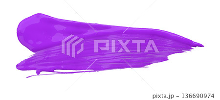purple brush isolated on transparent background purple brush watercolor 136690974