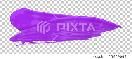 purple brush isolated on transparent background purple brush watercolor 136690974