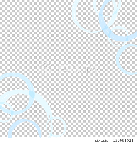 涼しげな水面風の背景_正方形 136691021