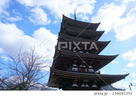 覚王山日泰寺　五重塔3 136691391