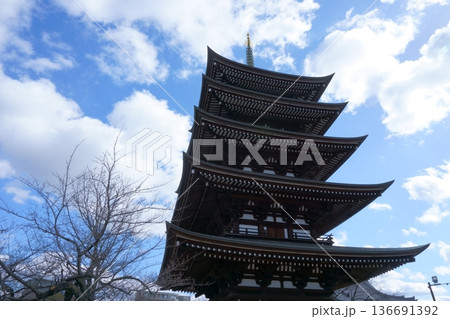 覚王山日泰寺 五重塔2 覚王山日泰寺 五重塔2 136691392