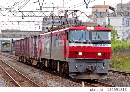 東海道本線 平塚 JR貨物 EH500-901(仙台) 東海道本線 平塚 JR貨物 EH500-901(仙台) 136691818