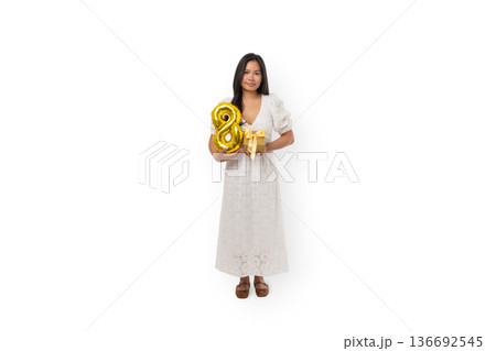 8 March: Celebrating women's achievements, isolated, PNG 8 March: Celebrating women's achievements, isolated, PNG 136692545