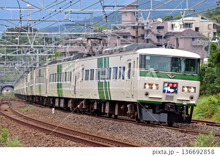 東海道本線 真鶴 JR東日本 185系 C4編成(大宮) 踊り子 東海道本線 真鶴 JR東日本 185系 C4編成(大宮) 踊り子 136692858