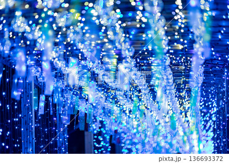 【愛知県飛島村】とびしま宵あかり　風鈴とイルミネーションの絶景 136693372