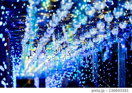 【愛知県飛島村】とびしま宵あかり　風鈴とイルミネーションの絶景 136693381