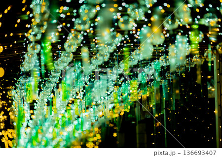 【愛知県飛島村】とびしま宵あかり　風鈴とイルミネーションの絶景 136693407