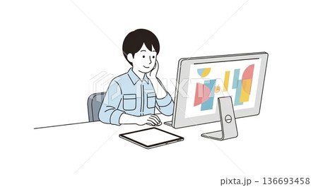 快適なデジタルワークスペース 136693458