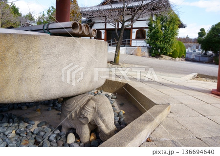 覚王山日泰寺　象の象がついた手水場 136694640