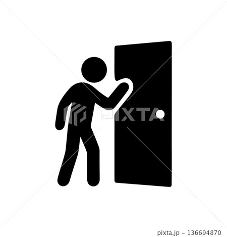 Seeking Entry Through Persistence Icon 136694870