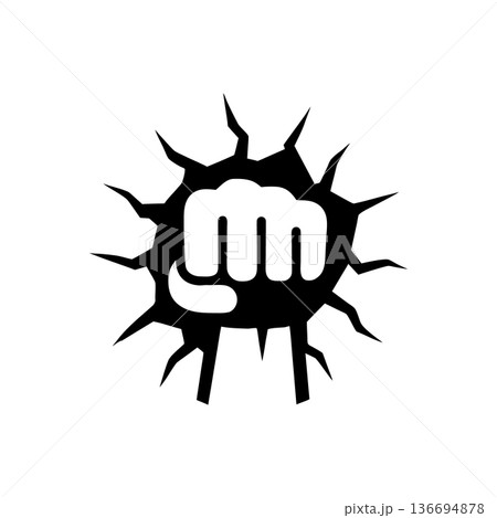Breaking Through The Barrier Icon Breaking Through The Barrier Icon 136694878